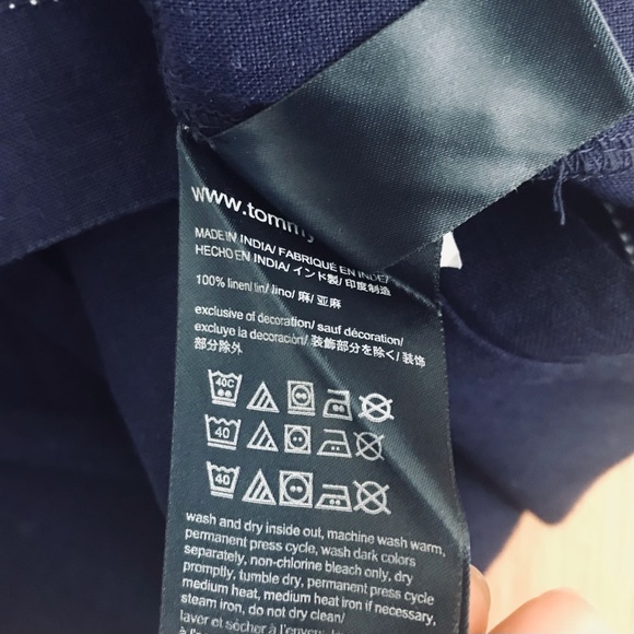 Tommy Hilfiger girls linen dress - Picture 5 of 5